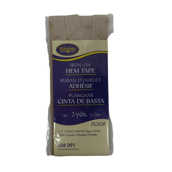 Wrights Bias Tape Single Double Fold Iron On Hem Tape Quilt Binding Bundle - Picture 8 of 8